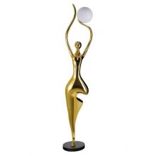 Demeter lampa podłogowa E27 3W złota